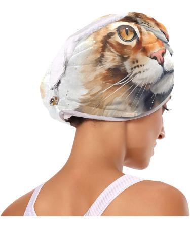 Handsome Cat Hair Towel 2 Pack | Super Absorbent Quick Dry Hair Turbans for Women & Girls - Ideal for Effortless Hair Drying - Buy Online on GoSupps.com