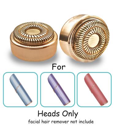 Women's Facial Hair Remover Replacement Heads - Double Halo 4 Pack for Finishing Touch Flawless Gen 2 Facial Hair Removal - 18K Gold-Plated Generation 2 - Buy Online on GoSupps.com