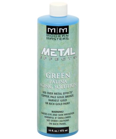 Modern Masters PA901-16 Aging Solutions Green Patina 16-Ounce by Modern Masters 1 piece (1 pack) Green