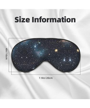 Constellation Star Clusters Galaxies Print Double-Sided Eye Mask Soft and Light Blocking for Enhancing Sleep Quality - Buy Online on GoSupps.com