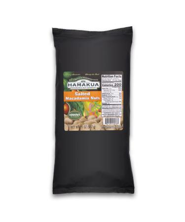 Hamakua Macadamia Nuts - Bulk Macadamias - Hawaiian Grown Dry Roasted Half and Whole Macadamias - Natural Eco-Friendly Macadamia Nuts - Salted Macadamia Nuts - 20oz Salted 1.25 Pound (Pack of 1) - Buy Online on GoSupps.com