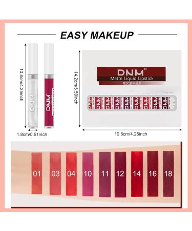 Buy Getervb 10 Colors Matte Liquid Lipstick Set - Long Lasting Velvet Lip Gloss for Women | Perfect Beauty Gifts - Buy Online on GoSupps.com