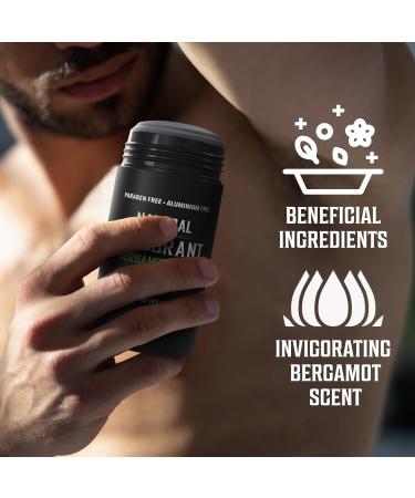 Viking Revolution Bergamot Deodorant for Men - Natural Deodorant for Men Charcoal Deodorant Men with Shea Butter Coconut Oil Baking Soda Beeswax - Mens Deodorant Aluminum Free (3oz) Bergamot 3 Ounce (Pack of 1) - Buy Online on GoSupps.com