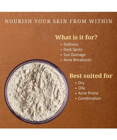 Natural Face Scrub for Glowing Skin | Lavender & Licorice Exfoliating Powder | 100g Nourishing & Moisturising - Buy Online on GoSupps.com