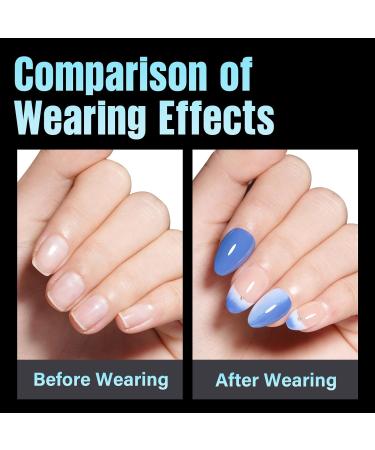 TOMICCA Short Almond Nail Tips - 240Pcs Half Matte Soft Gel & Acrylic Pre-Shaped Full Cover Nails for Nail Extensions - 12 Sizes Available - Buy Online on GoSupps.com