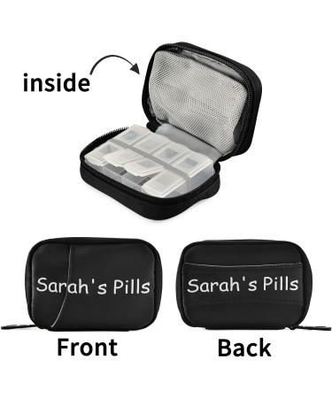 Naanle Pill Case - 7 Day Travel Organizer Bag Portable Zipper Vitamin Holder Compact Size 4.6 x 3.14 x 1.88 Inch - International Shipping Available - Buy Online on GoSupps.com