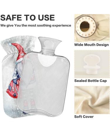 Winter Christmas Gnome Hot Water Bottle | 1L Pain Relief & Sports Injury Hand Feet Warmer - Buy Online on GoSupps.com