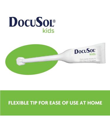 Docusol Kid's Mini Enema 100mg for Constipation Relief - 5 Count Pack - Buy Online on GoSupps.com