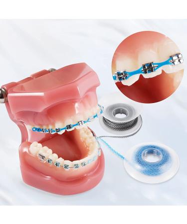 Annhua Dental Orthodontic Elastic Chain - Light Blue - Size 2# - 15ft Continuous Roll - Buy Online on GoSupps.com