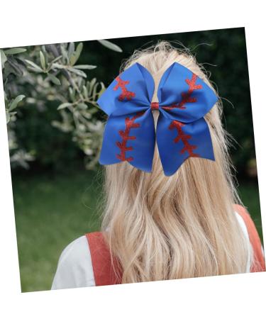 Beavorty baseball for kids barrettes for girls kids baseball girls softball cheerleader bow bows for cheerleading cheer bows bow scrunchies bows for cheerleaders hair Miss Ribbon - Buy Online on GoSupps.com