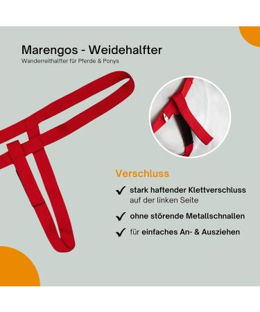 Marengos Weide Halver - Soft Handlebar Halter for Horses & Ponies | Ideal for Pasture Use | Adjustable Sizes | Durable & Comfortable - Buy Online on GoSupps.com