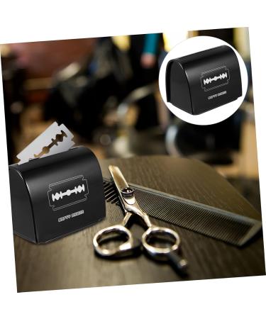 Frcolor 2-Pack Blade Storage Box | Waste Disposal & Recycling Container for Razor Blades | Black Shaver Organizer - 6.5x4.5x6cm - Buy Online on GoSupps.com
