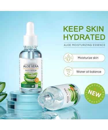 Rust sheet essence liquid aloe essence liquid moisturizing aloe essence liquid deeply replenishes water lightens and nourishes the skin fades acne marks - Buy Online on GoSupps.com