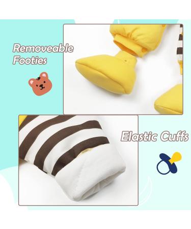 Minizone Baby Hooded Winter Romper Boys Snowsuit with Footies and Hat - Giraffe Print, 3-6 Months - Buy Online on GoSupps.com