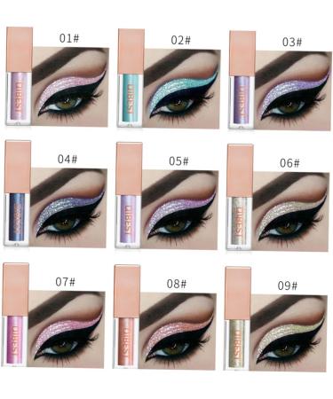 Beavorty 2 Pcs Glitter Liquid Eyeliner Matte Eyeliners Glow Eye Powder Eye Shadow Flash 1 count (Pack of 1) As Shownx2pcs - Buy Online on GoSupps.com