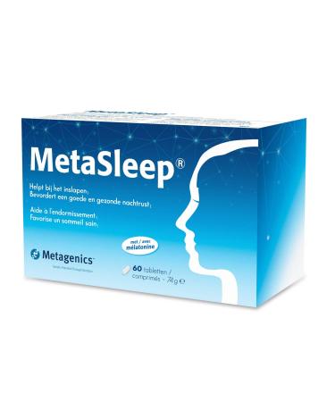 MetaSleep – Facilitates Sleeping – Promotes Restful Sleep – Food Supplement – ??60 Tablets – Economical Format 2 Months