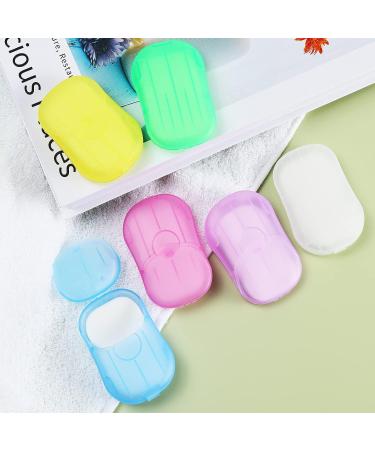 Pack of 12 Sets Travel Camping Toiletry Paper Soap Sheets - Foaming Box (Color May Vary) - Buy Online on GoSupps.com