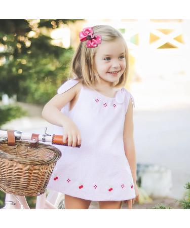 Hair Clips for Girls Hair Bows Girls Pink Hair Bows Hair Scrunchie for Women Girls Hair Accessories Cosplay Accessories for Carnival Headpiece Party Supplies (Pink D) - Buy Online on GoSupps.com