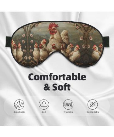 Brood of Chickens Soft Sleep Eye Mask | Breathable Female Eye Patch for Travel & Relaxation - Buy Online on GoSupps.com
