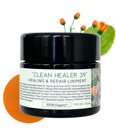 ORGANIC28+. 100% Organic Multipurpose Healing Ointment 39 Botanicals USA MADE. Chamomile Nettle Calendula Sea Buckthorn Helichrysum +. Skin Repair. Rescue Balm. Organic Ointment. 1.7 Fl. Oz