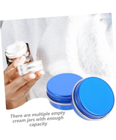 FRCOLOR Candles candle storage jar empty tins wear-resistant lip balm tin scented votive candles multi-function screw tins metal small tins salve container bead mini travel Storage - Buy Online on GoSupps.com