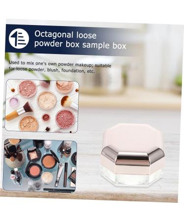 PLAFOPE 8 Pcs Powder Box Empty Powder Case Cosmetic Powder Containers Loose Powder Case Golden Cover Abs - Buy Online on GoSupps.com