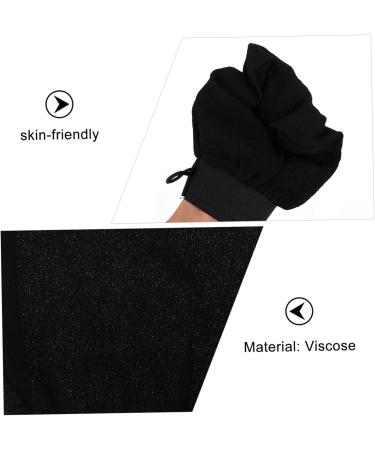 SOIMISS Moufles Exfoliants De Bain Double Face Noirs Taille Unique Gommage Corporel Massage Pour Peau S che Et Grasse Usage Quotidien - Buy Online on GoSupps.com