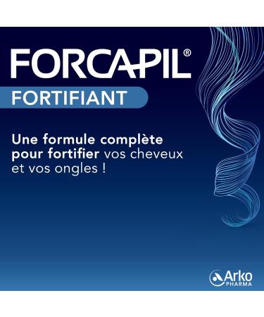 Arkopharma Forcapil Fortifying Hair and Nails Supplement for Hair and Nails Strengthens Hair Fiber 4 Months - Buy Online on GoSupps.com