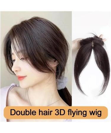 Bangs Hair Clip Eight Character Bangs Wig Air Bangs Hairline Natural Forehead Invisible Simulation Bangs Wig Piece Bangs Extension False Tassels Bangs Clip in Hair(Color:Light Brown) - Buy Online on GoSupps.com