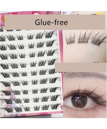 Self-adhesive false eyelashes lengthen the eye tail effect enlarge the eyes and make the eyes look segmented 1 count (Pack of 1) - Buy Online on GoSupps.com