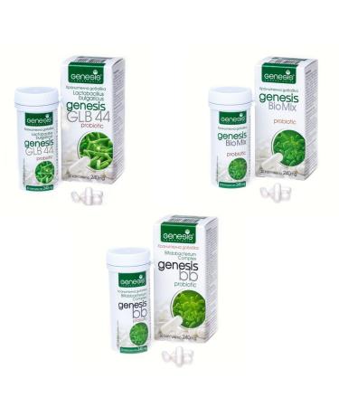Genesis LB Bacterial Culture Lactobacillus Bulgaricus 30 Capsules (3)