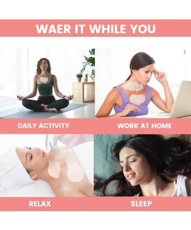 Chest Wrinkle Pads Set - Silicone Decollete & Neck Pads for Anti-Aging Treatment - Reusable Wrinkle Patches - Transparent - 3 Pack - Buy Online on GoSupps.com