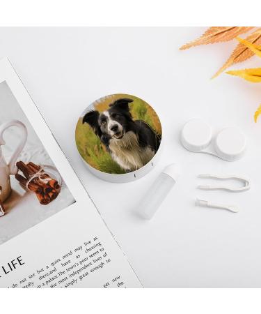 Buy Mohado Border Collie Dog Print Contact Lens Case - Travel Care Box for Lens Protection | Shop Internationally - Buy Online on GoSupps.com