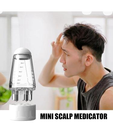 Hair Oil Applicator Bottle Brush | Mini-Head Liquid Brush for Essential Oil Treatment | Scalp Massage Hair Comb for Growth | White - Buy Online on GoSupps.com