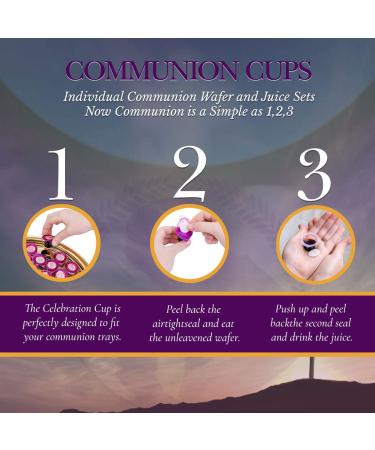 Celebration Cup: Prefilled Communion Cups & Wafer Set - 250 Pack for Events - Buy Online on GoSupps.com