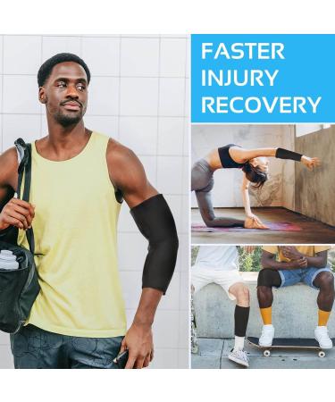 Gel Cold Arm Wrap Gel Cold Compression Cuff for Elbows for Biceps Calming Effect Treatment (Black S) - Buy Online on GoSupps.com