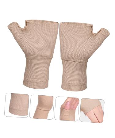 Healeved Fingerless Compression Gloves - 2 Pairs Wrist & Thumb Support for Carpal Tunnel Relief - Ultimate Wrist Protector & Brace - Buy Online on GoSupps.com