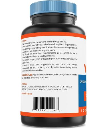 Nova Nutritions Red Yeast Rice 1200mg Capsules - 120 ct | Cholesterol Support - Buy Online on GoSupps.com