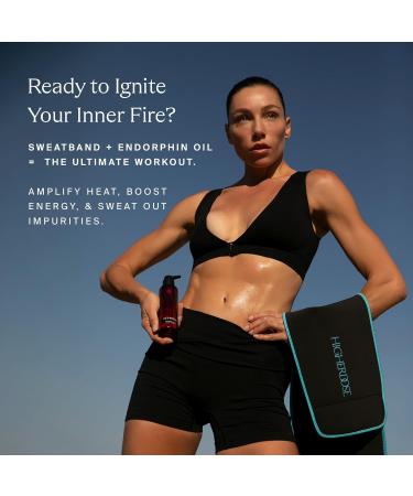 HigherDOSE Endorphin Body Oil - Organic Castor Oil with Magnesium & Warming Essential Blend - Targeted Sauna & Workout Enhancer - Detox Support Body Skin Care Products (5 Fl Oz) - Buy Online on GoSupps.com