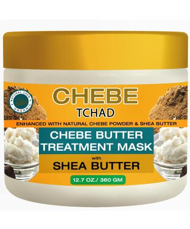 Amalico Shea Butter with Chebe Powder for Hair Growth Hair Treatment - 12.7 Oz