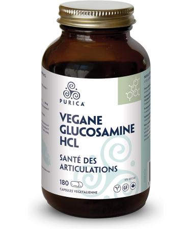 PURICA - Vegan Glucosamine HCL 180 Capsules - Supports and Maintains Cartilage Health - Key Factor in Overall Joint Health and Mobility - Buy Online on GoSupps.com