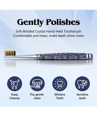 Extra Soft Travel Toothbrushes - Nano Crystals Bristles for Sensitive Teeth | 6 Pack Flossing Toothbrushes for Adults - Buy Online on GoSupps.com