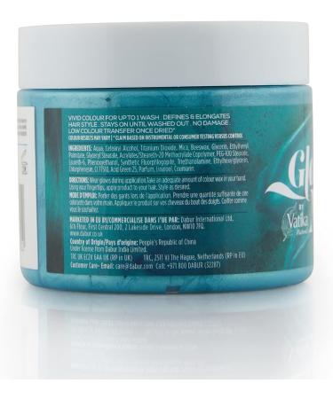 Vatika Naturals's Glam Me Coastal Teal Temporary Hair Colour - 6oz | Made With Bee Wax | Natural Hairstyle Colour | For Men & Women - Buy Online on GoSupps.com