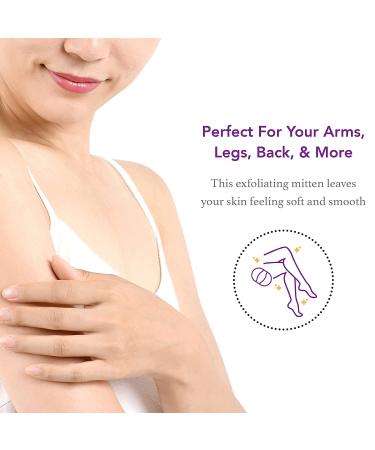 Hair Off Hair Remover Mitten - All-Natural Full Body Hair Removal - Painless & Chemical Free - Exfoliates Skin - 3 Mittens Per Box - Buy Online on GoSupps.com
