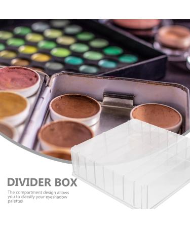 FRCOLOR Eyeshadow Organizer 2pcs Cosmetic Storage Box Makeup Eyeshadow Divided Makeup Organizer Household Cosmetics Organizer - Buy Online on GoSupps.com