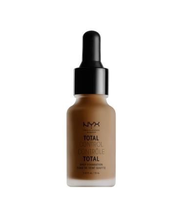 NYX PROFESSIONAL MAKEUP NYX Professional Makeup Total Control Drop Liquid Foundation Precise Dosage Modular Coverage Long-Lasting Hold Matte Finish Shade: Deep Cool