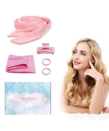 ANSWER ANROI Schonendes Lockenstyling ohne Hitze Locking including curling tape and ribbons for natural curls Pink