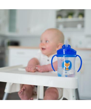 Dr. Brown's Baby's First Sippy Cup with Straw - Blue/Green - 9oz - 2pk - 6m+ | Shop Now - Buy Online on GoSupps.com