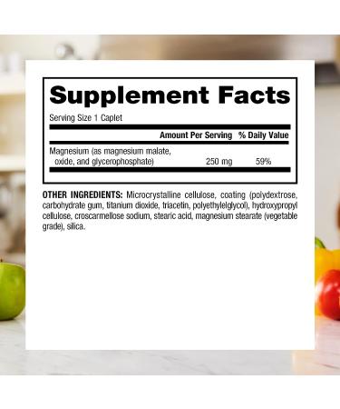 Webber Naturals Magnesium 250 mg Complex Blend - 210 Caplets - Muscle, Bone, Nerve, Heart Health - Gluten & Dairy Free Vegan - Buy Online on GoSupps.com