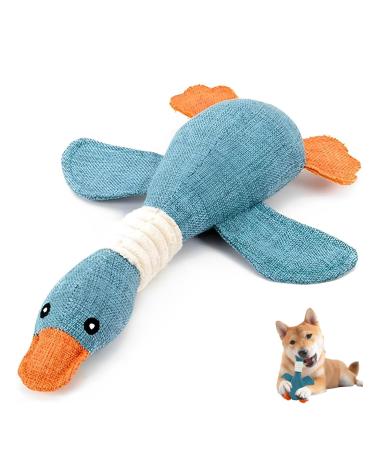 FCSNJH Dog toys for aggressive horses dog toys indestructible indestructible dog toys dog toys duck squeaky plush toys for large small medium-sized dog (32cm)